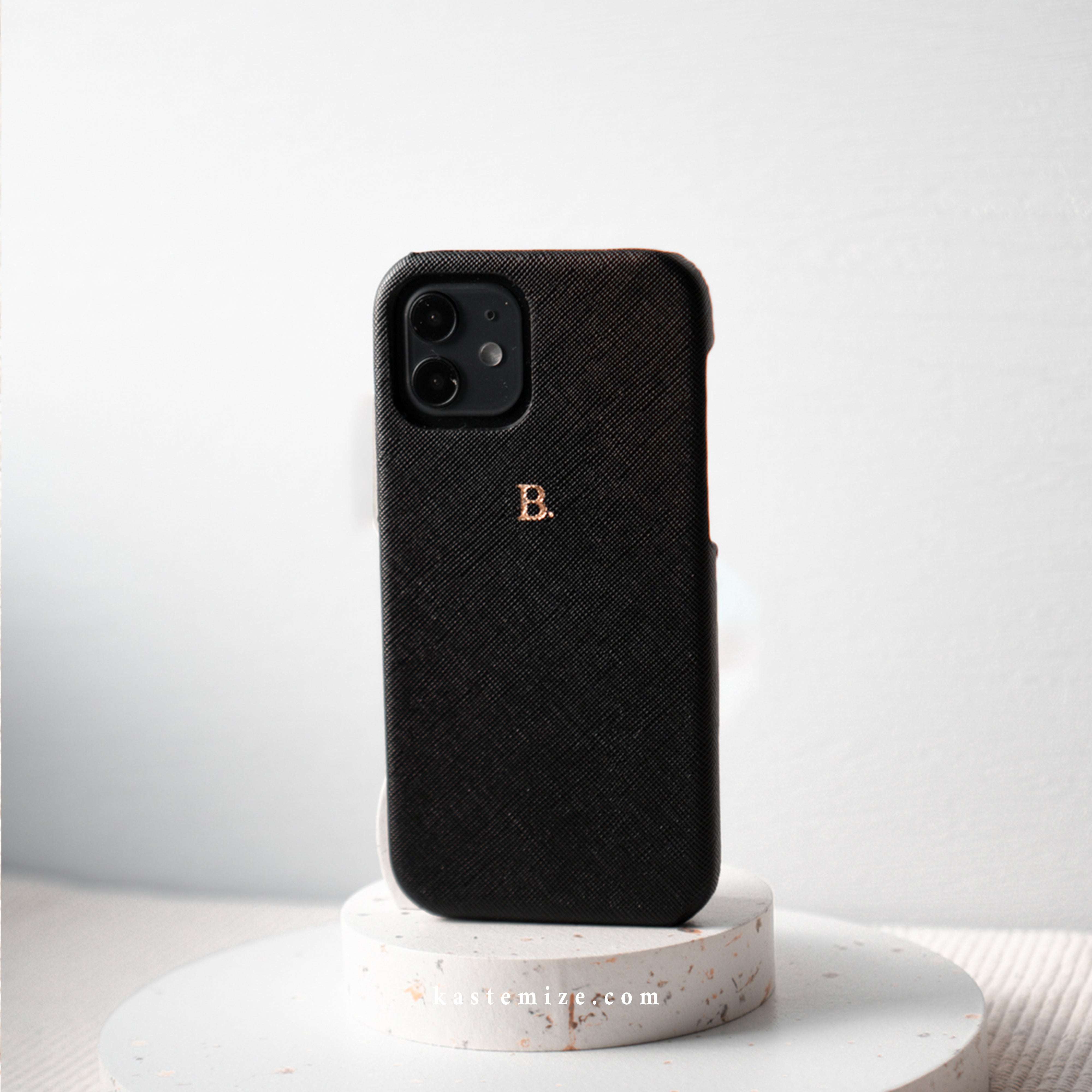 Harper Saffiano Wrap Leather iPhone 12 Case - Kastemize