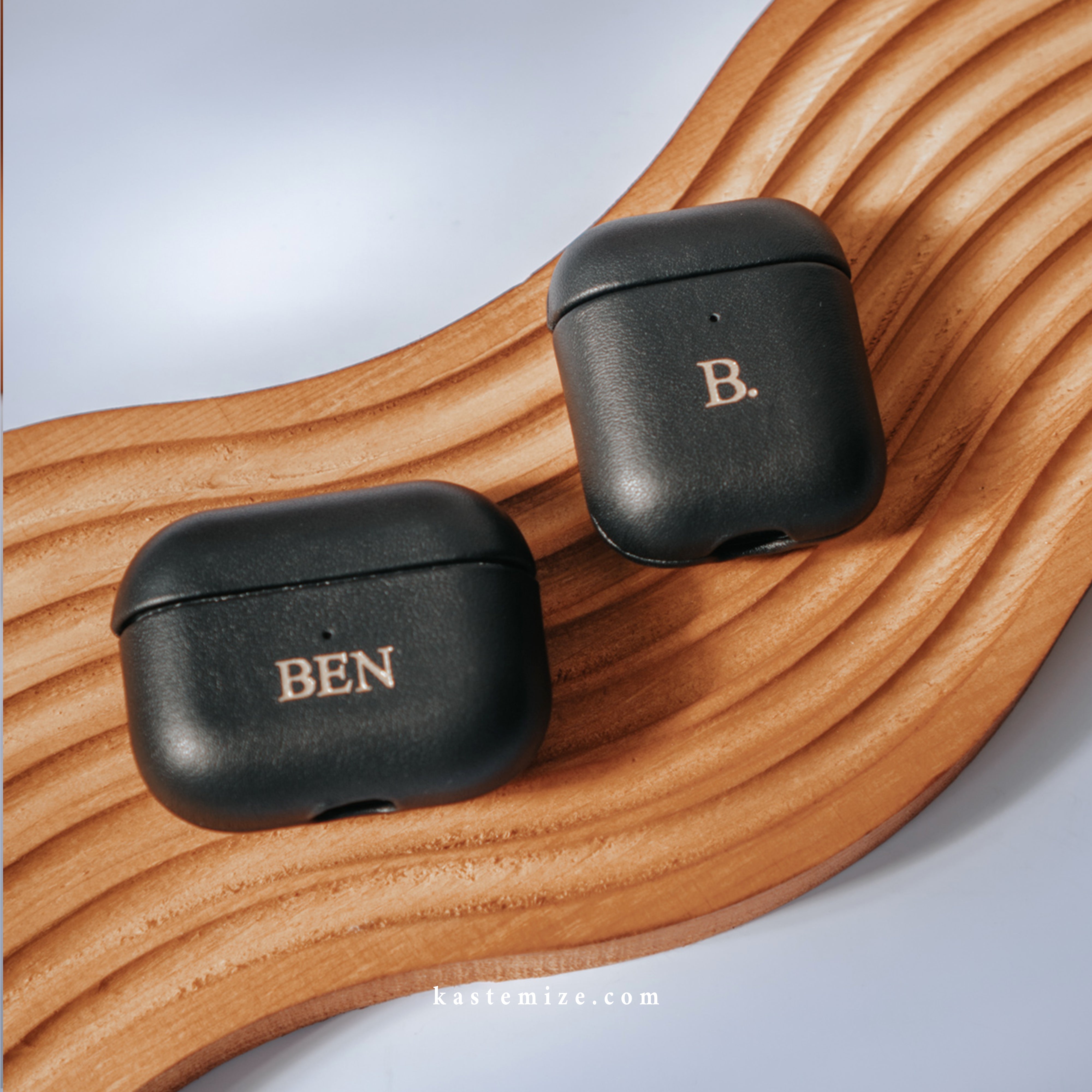 Personalised Black Airpods Pro Case in Singapore with name engraving and customisation