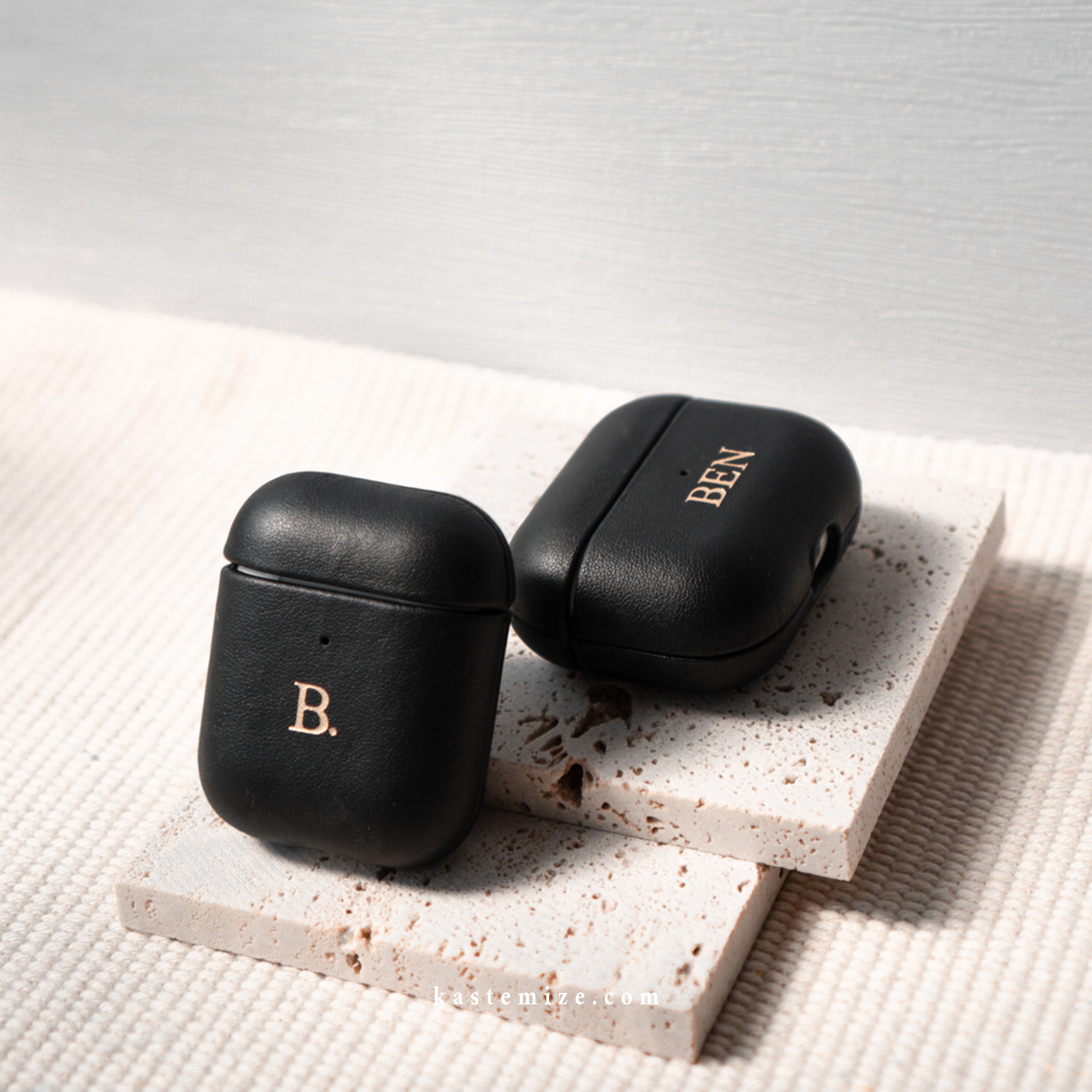 Custom AirPods Pro / Pro 2 Leather Case Personalized Monogram