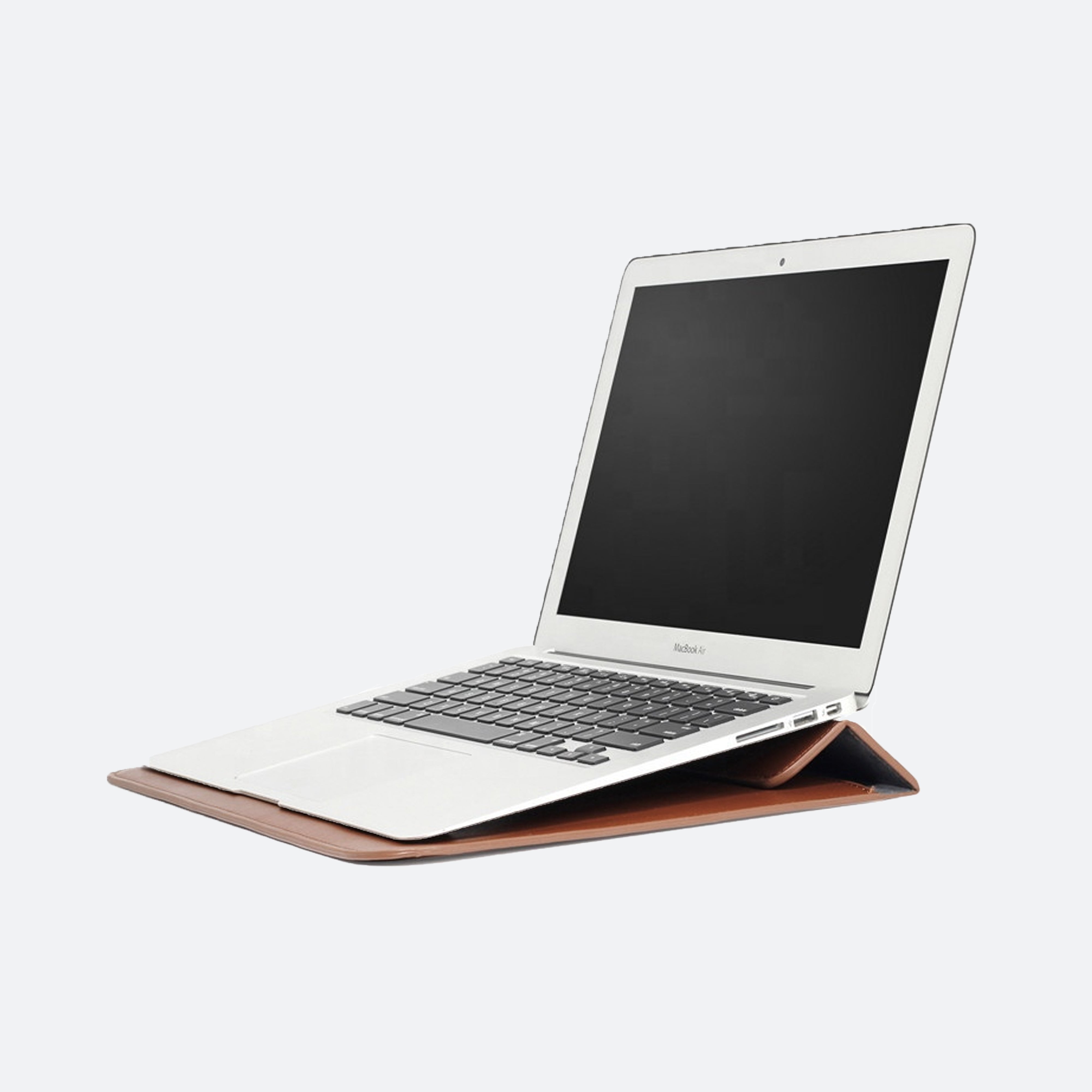 Hayden Laptop Sleeve in Brown - Kastemize