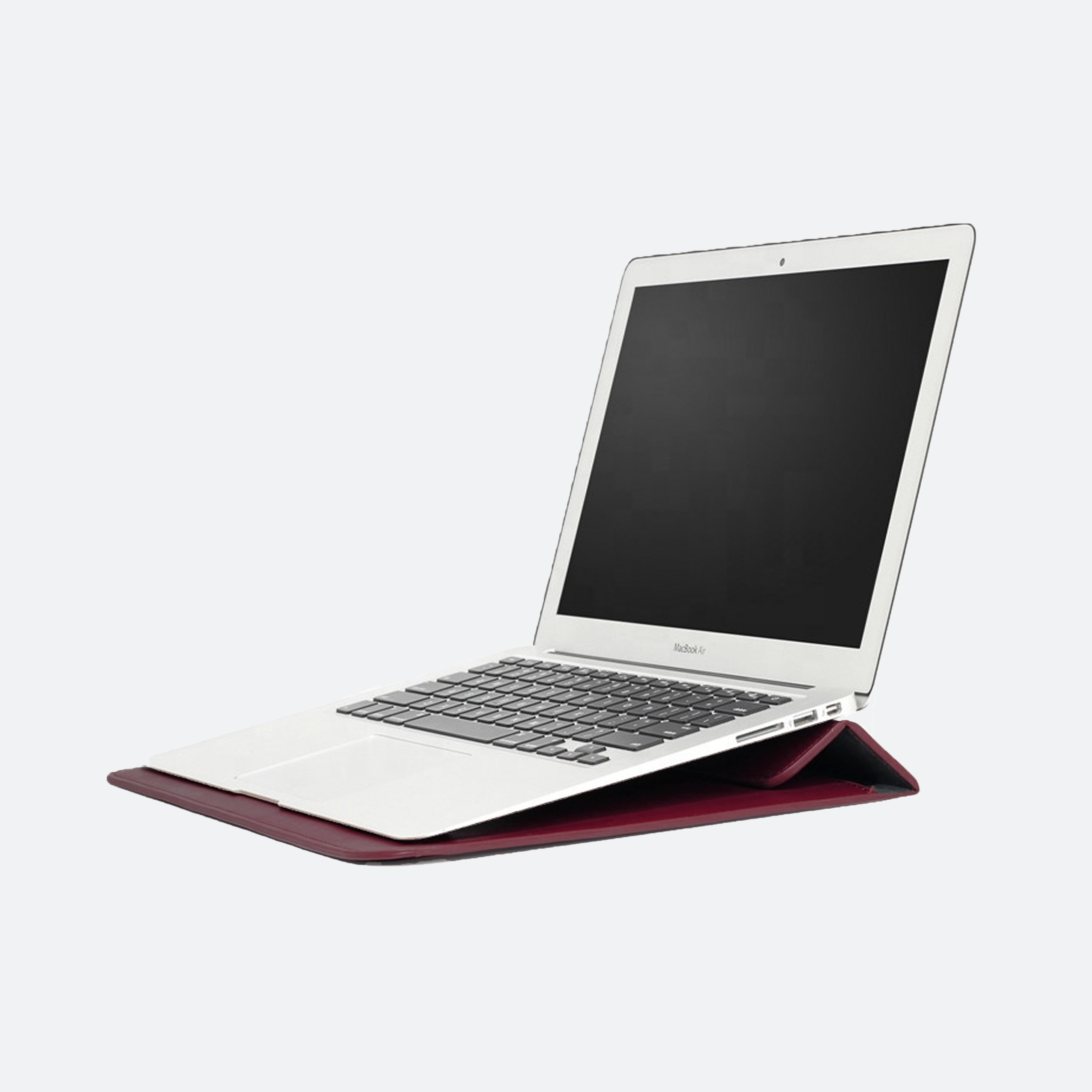 Hayden Laptop Sleeve in Burgundy - Kastemize